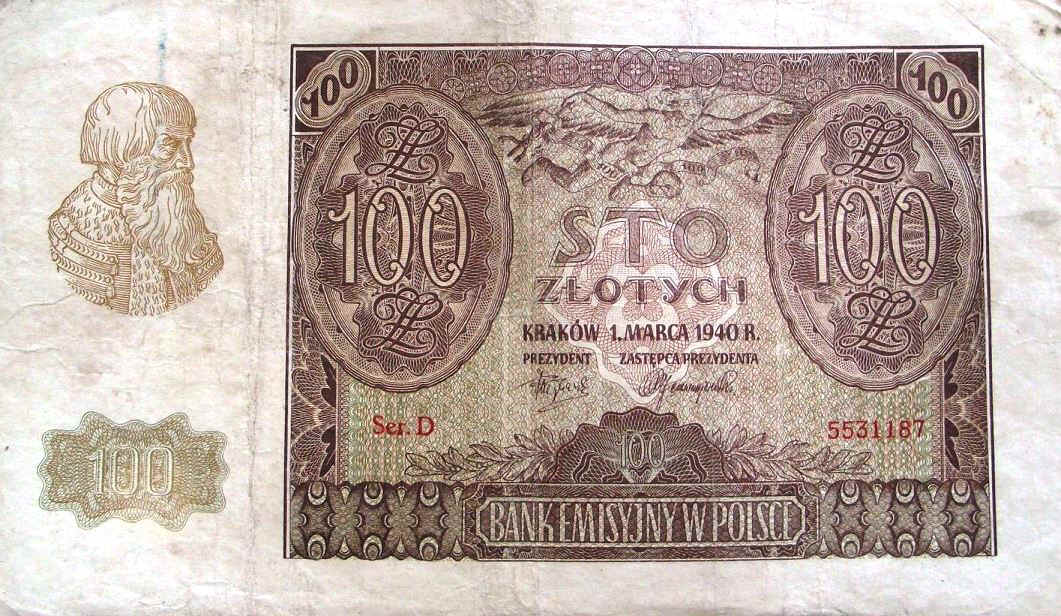 1940Polish100ZlotychBritForg.jpg (221591 bytes)
