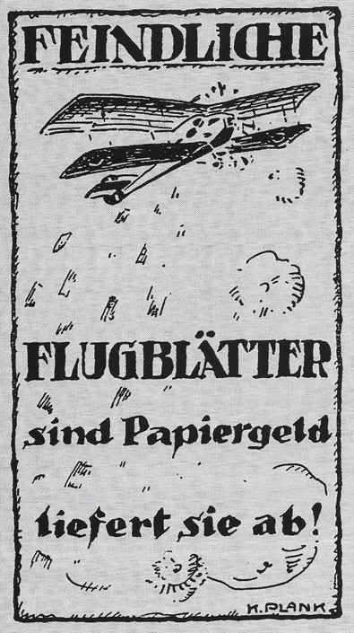 EnemyLeafletsAremoneyWWI.jpg (158091 bytes)