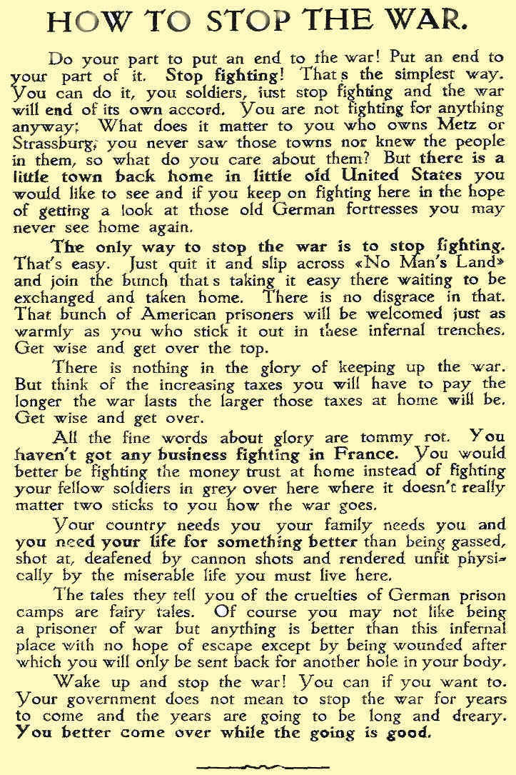 HowtoStoptheWarWWI.jpg (401333 bytes)
